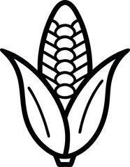 vector illustration of Corn