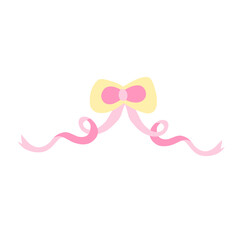 pink ribbon bow