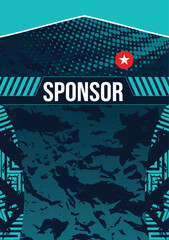 ready to print, sublimation jersey design and background