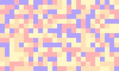 Abstract pastel pixel art background.  Soft, calming color palette ideal for website design, presentations, or social media.