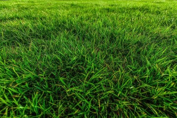 Fototapeta premium Lush green grass field (4)