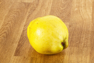Ripe sweet organic quince fruit