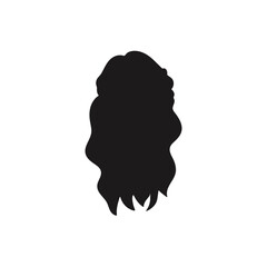 Trendy woman hairstyle. Vector illustration 