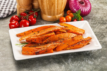 Baked batat with with spices