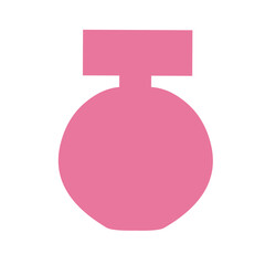 perfume bottle silhouette vector stock illustration.