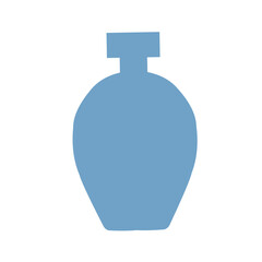 perfume bottle silhouette vector stock illustration.