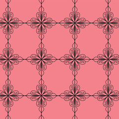 Geometric abstract seamless pattern