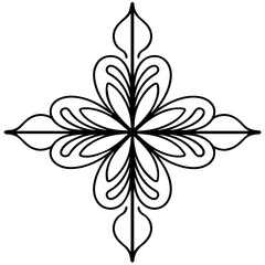 Geometrict design for window grill, 