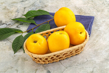 Ripe sweet and juicy  Yellow nectarines