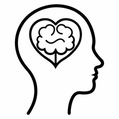 Psychology and mental line icons collection. Big UI icon set in a flat design. Thin outline icons pack.