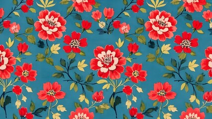 Vintage floral pattern