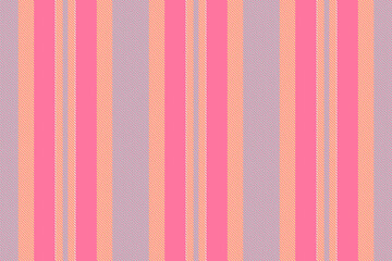 Vibrant vertical stripes in pink, peach, and lavender create a cheerful, playful pattern.