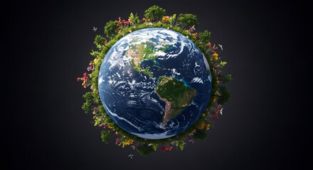 Our Vibrant Earth: A Flourishing Ecosystem of Life and Biodiversity