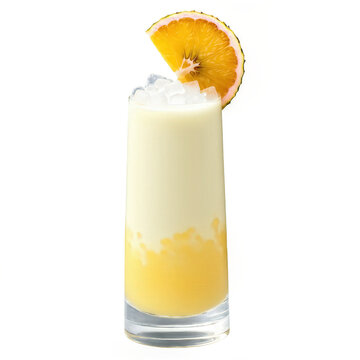 Batida de Maracuja - A tropical cocktail made with cachaca, passion fruit juice, and sweetened condensed milk, served