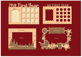 My First Year Laser Cut Bundle Design