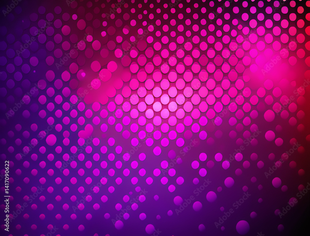 Poster this vibrant abstract background features colorful circular patterns in shades of pink and purple. i