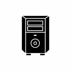 creative details Desktop computer icon Vector Illustration