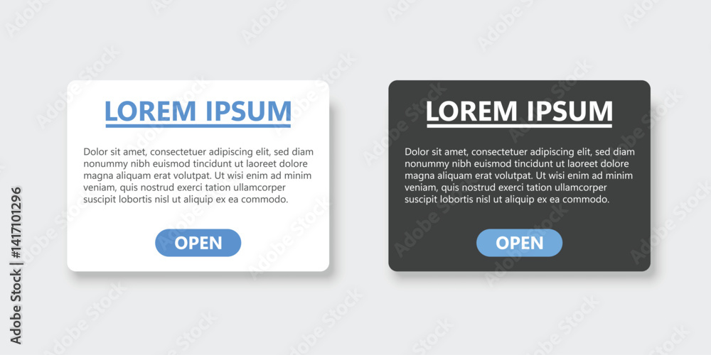 Poster new message icon in flat style. incoming inbox email vector illustration on isolated background. bub
