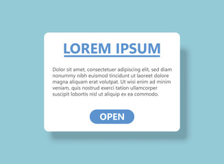 New message icon in flat style. Incoming inbox email vector illustration on isolated background. Bubble notification sign business concept.