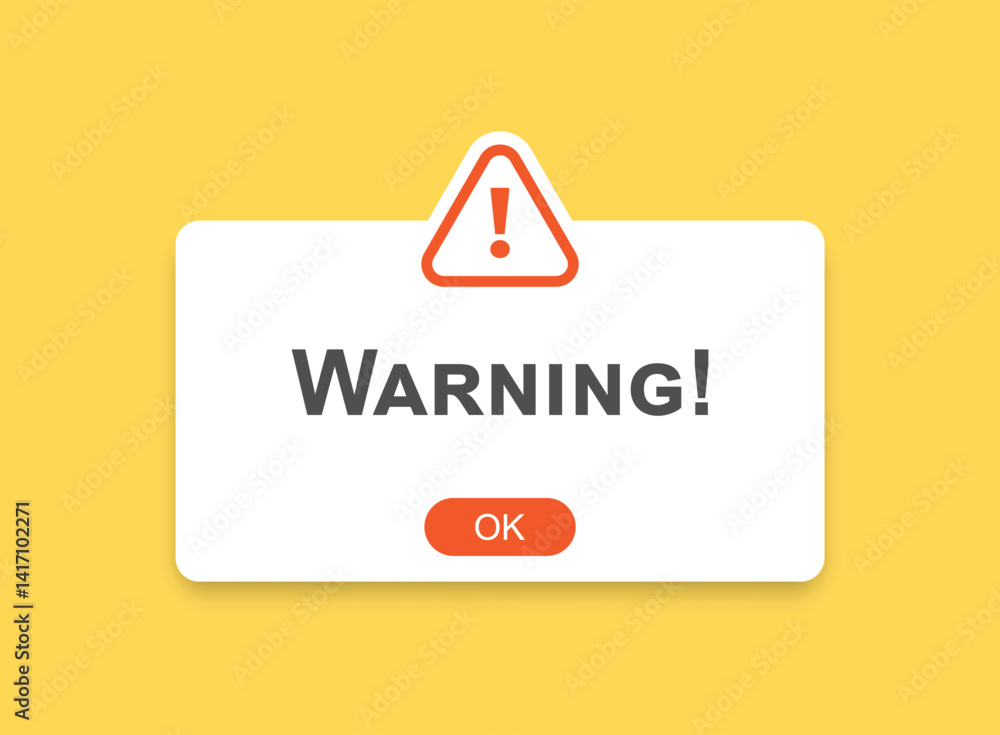 Poster new message icon in flat style. warning incoming inbox email vector illustration on isolated backgro