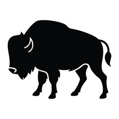 silhouette of a bull