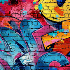 Obraz premium Graffiti Inspired Backgrounds Design Art Description