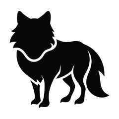 vector illustration of a wolf