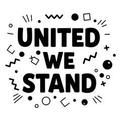 Bold typography, motivational message, surrounded by colorful geometric shapes. Ideal for posters, apparel, social media graphics, or educational materials.