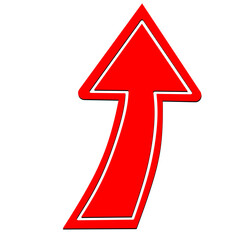 Red Arrow, Direction, Pointer