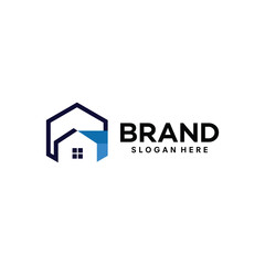 Fototapeta premium house logo vector icon illustration
