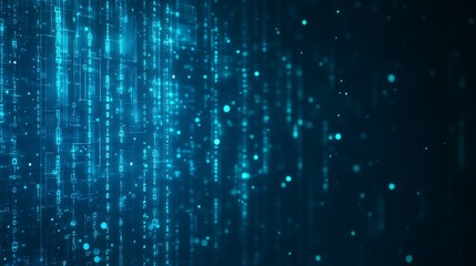 Obraz premium Digital data streams virtual environment abstract artwork technology concept futuristic viewpoint