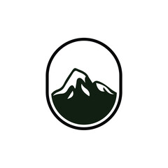 mountain logo design template illustration vector