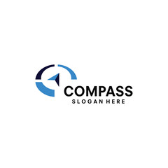 compass logo vector icon illustration