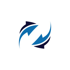 arrow logo design template illustration vector
