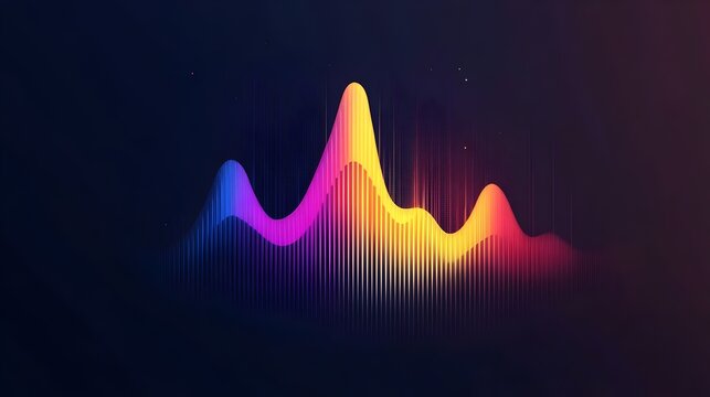 minimalistic logo featuring a simple chromatogram, designed as a company emblem. Concepts: Science branding, data visualization, analysis, biotechnology, research identity, innovation, clarity, profes