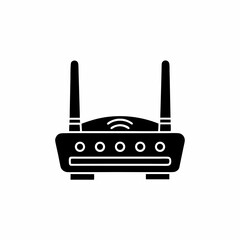 Obraz premium creative details Router icon Vector Illustration 