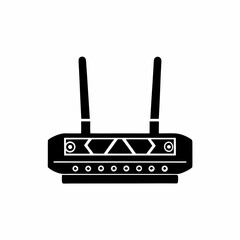 Fototapeta premium creative details Router icon Vector Illustration 