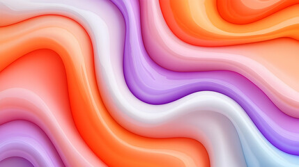 Colorful Abstract Swirling Shapes Background