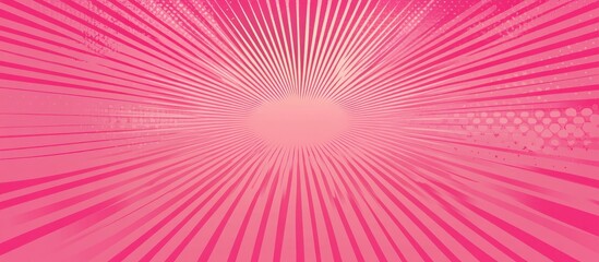 Abstract Pink Radial Background