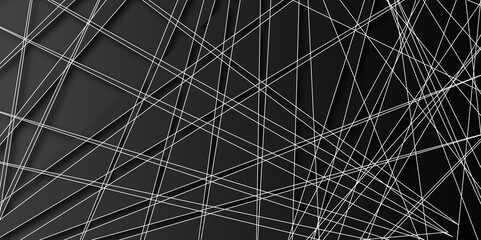 Modern stylish texture gray lines stripe tech gradient abstract diagonal background. Colorful Lines Random Distribution Computational Generative Art background illustration. 