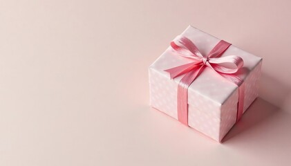 Obraz premium Subtle pastel coloured gift boxes, dotted pattern, pastel, delicate, seamless