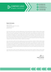 A vector template design for a business