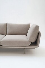 Fototapeta premium Couch with a patterned pillow on it