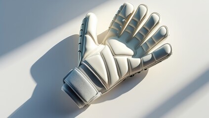 Professional Goalkeeper Glove on White Background