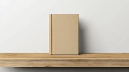 Blank Book on Shelf