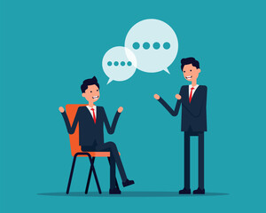 Communication. business Concept illustration stock illustration