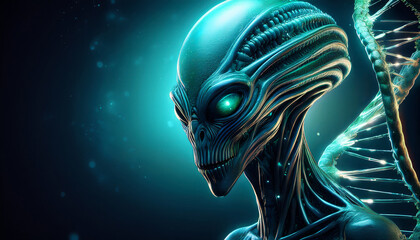 003-063-100-An alien infection that rewrites DNA. Emphasize the negative space on the left for potential (3)