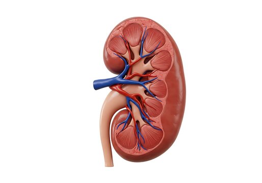 Kidney anatomy human organ renal system urinary tract nephrology medicine biology health 3d model