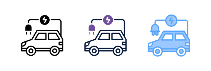 Electric Vehicle Icon