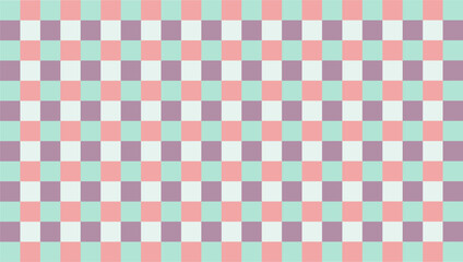 Add a touch of vintage charm with pastel gingham wallpaper, creating welcoming backgrounds for any living space.